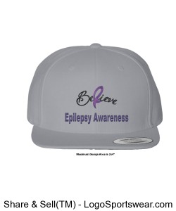 Epilepsy Awareness Cap Design Zoom