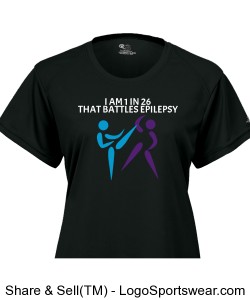 I Battle Epilepsy Women's Shirt Design Zoom